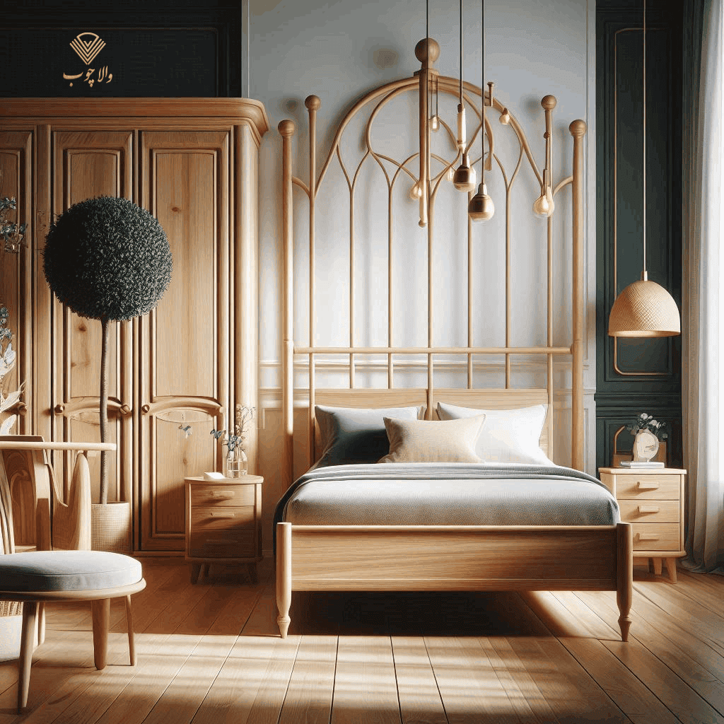 دکور داخلی با چوب راش قیمت مناسب